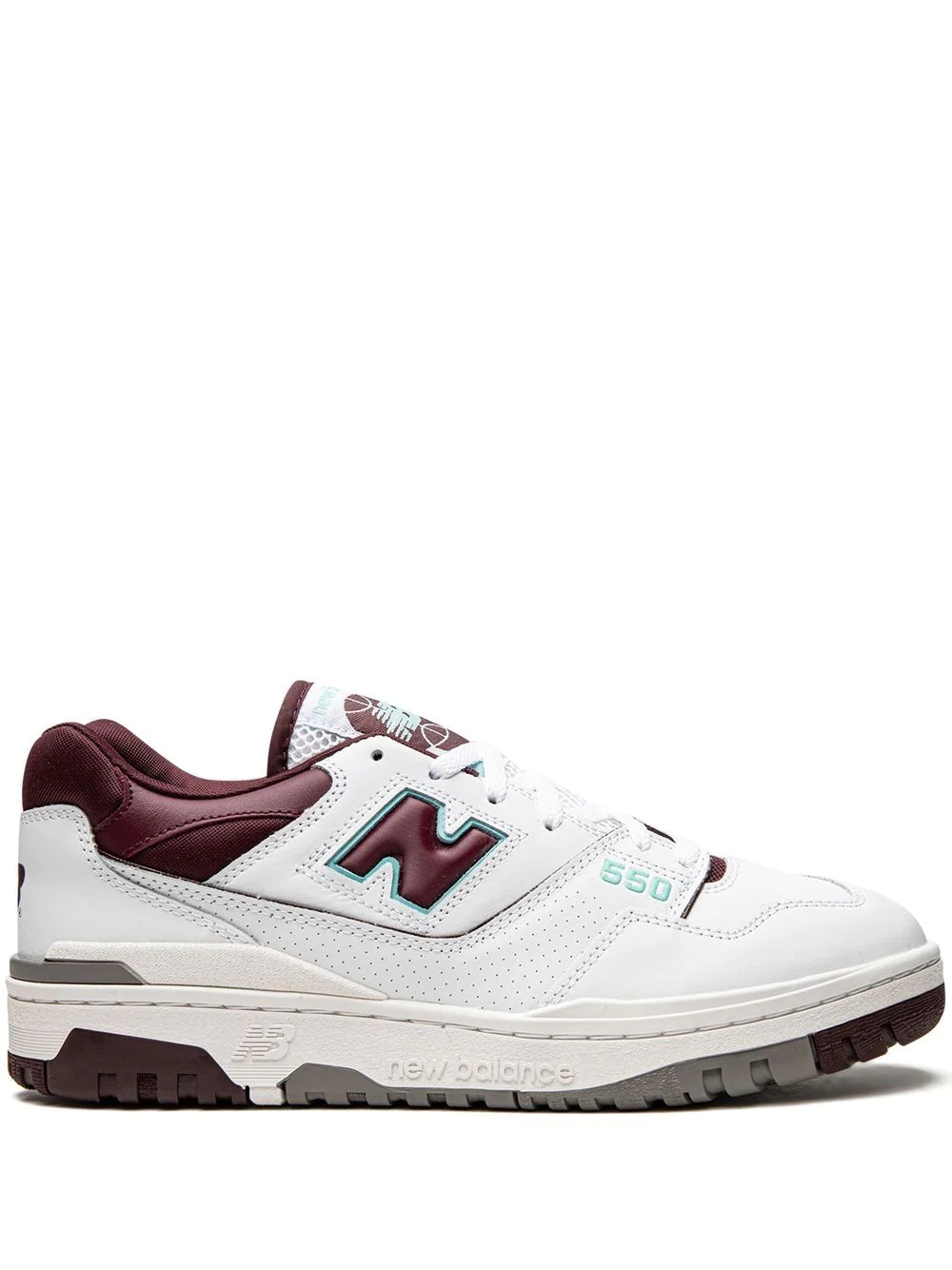 550 "Burgundy/Cyan" sneakers - 1