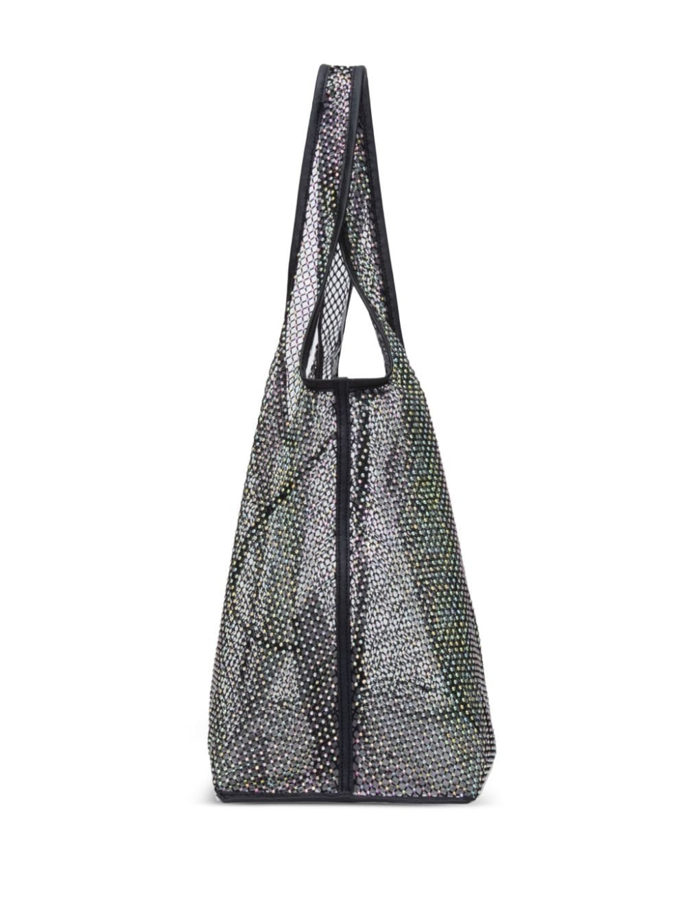 crystal-embellished leather shoulder bag - 2