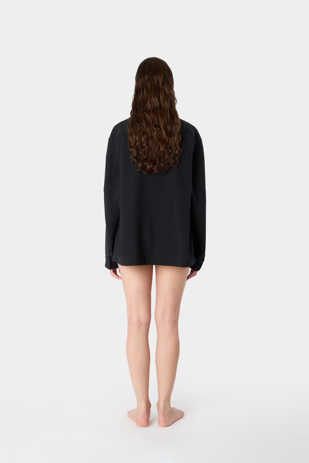 REGULAR SHIRT / black - 4