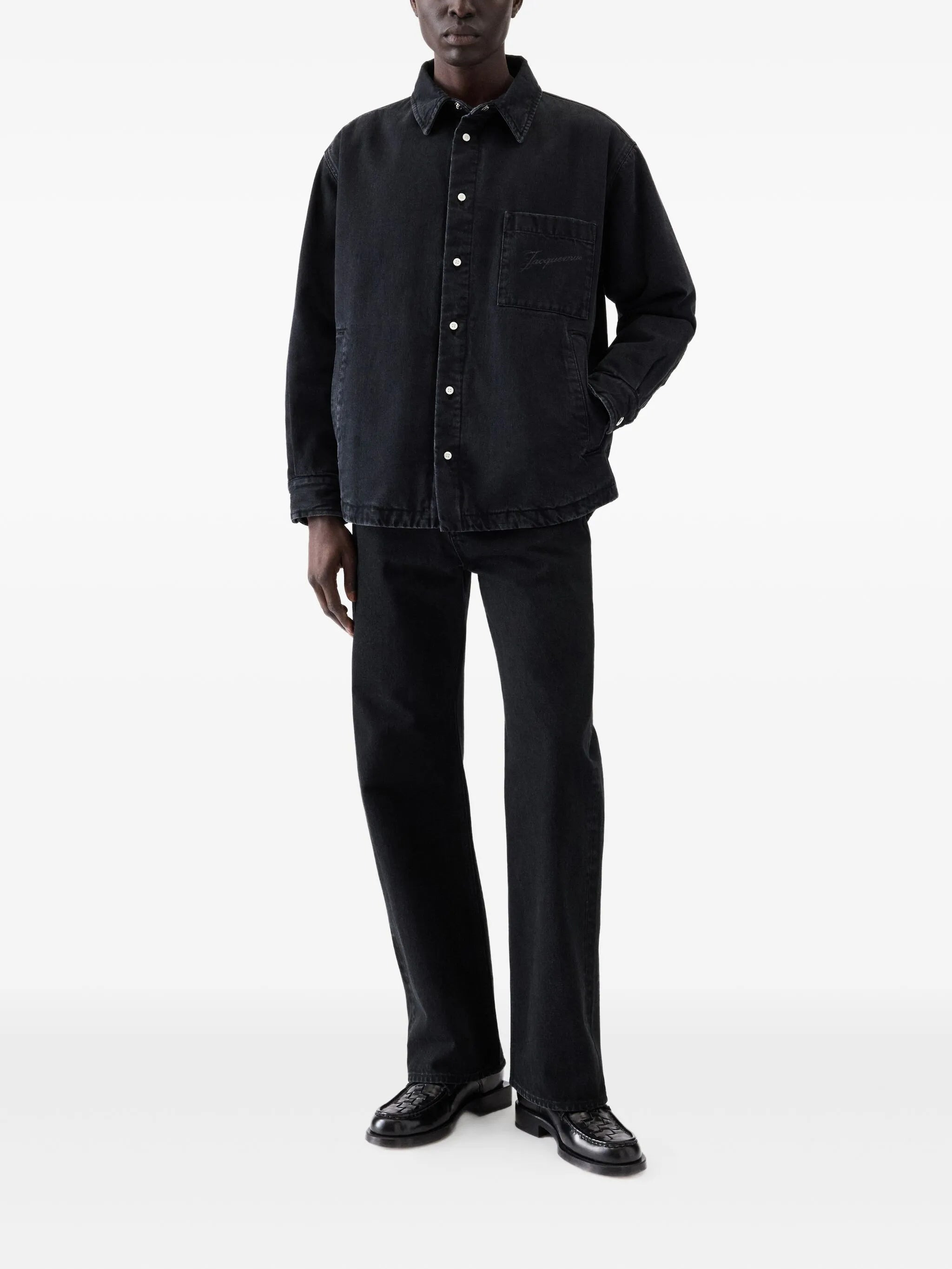 Jacquemus Denim Button-up Shirt - 4