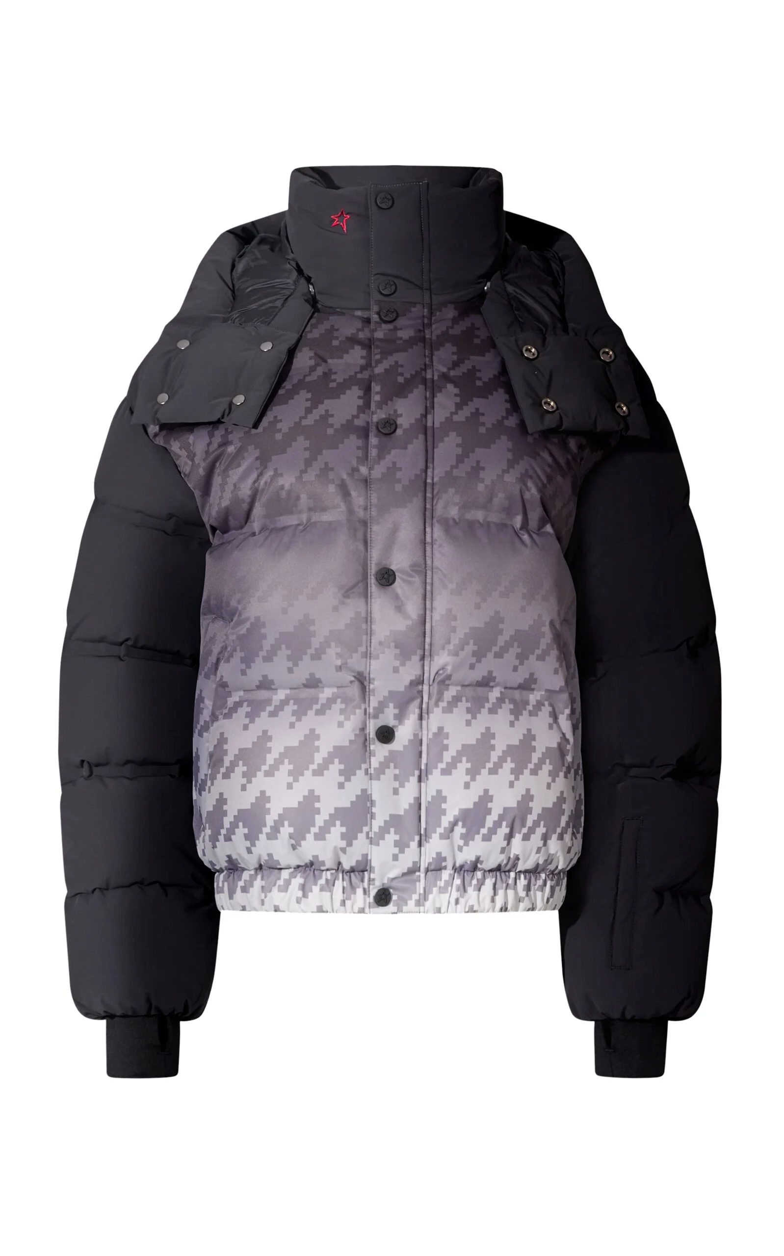 Moment Houndstooth Down Ski Jacket print - 1