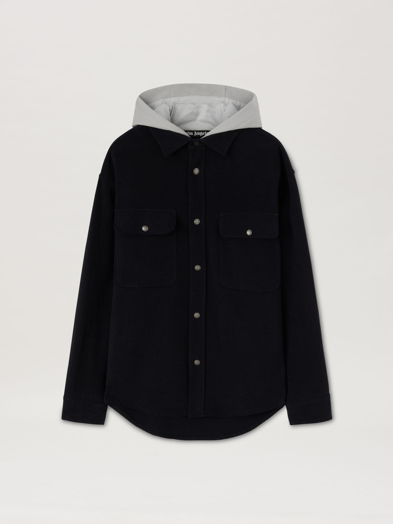 Monogram Hooded Overshirt - 1