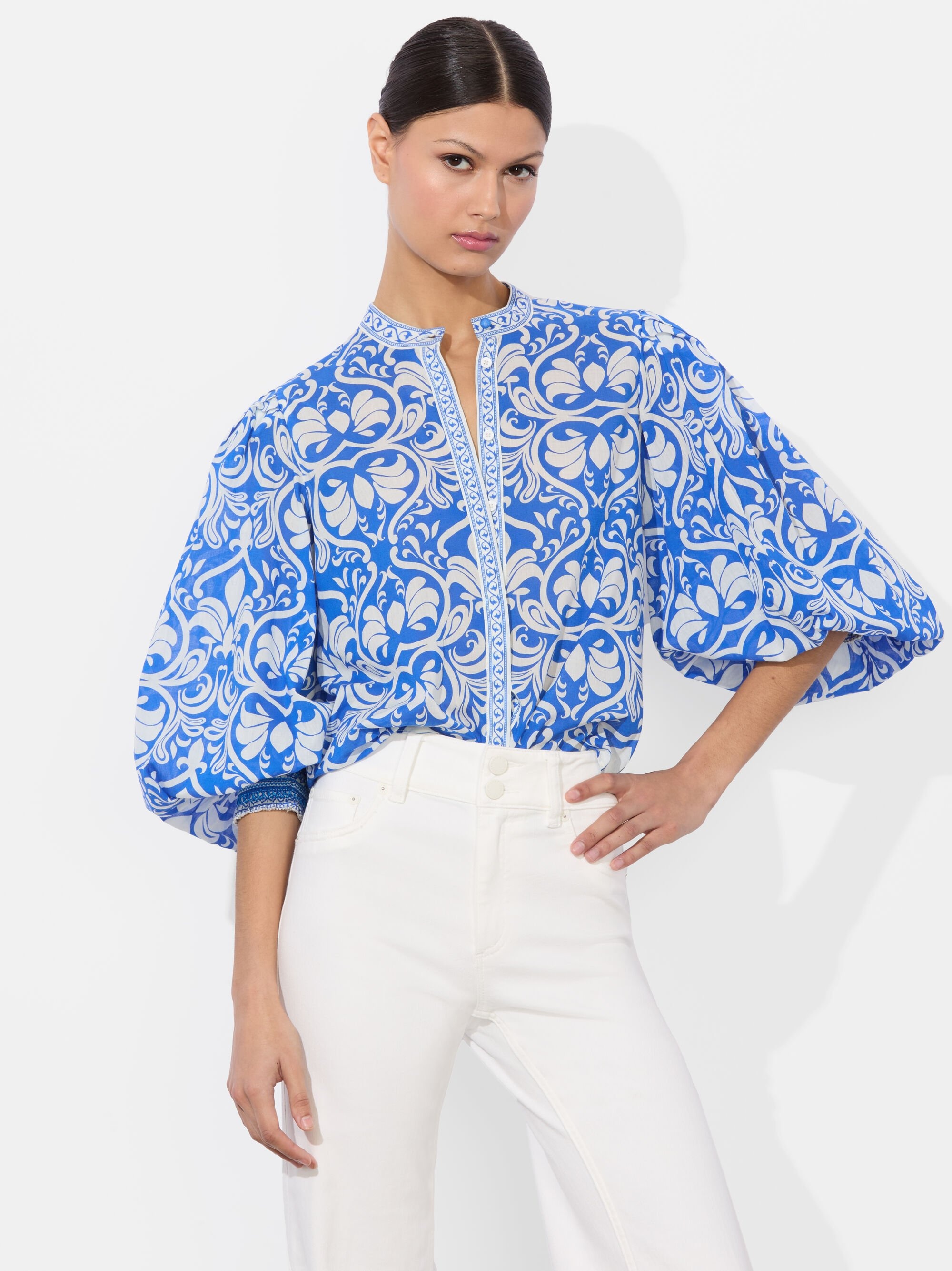 APRIL PRINTED BLOUSE - 2