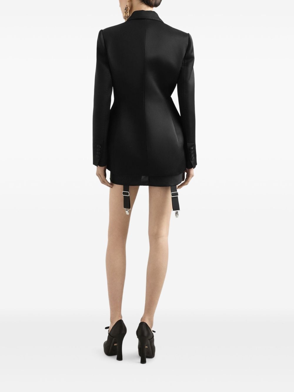 bouble-breasted duchess blazer - 3