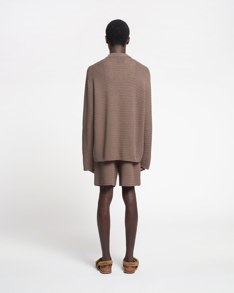 Linear Crochet Shirt 4