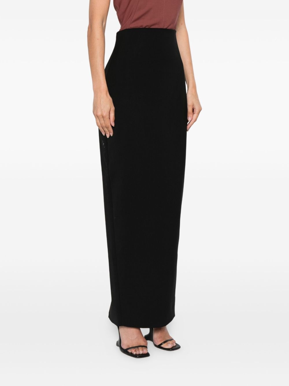 high-waisted maxi skirt - 3