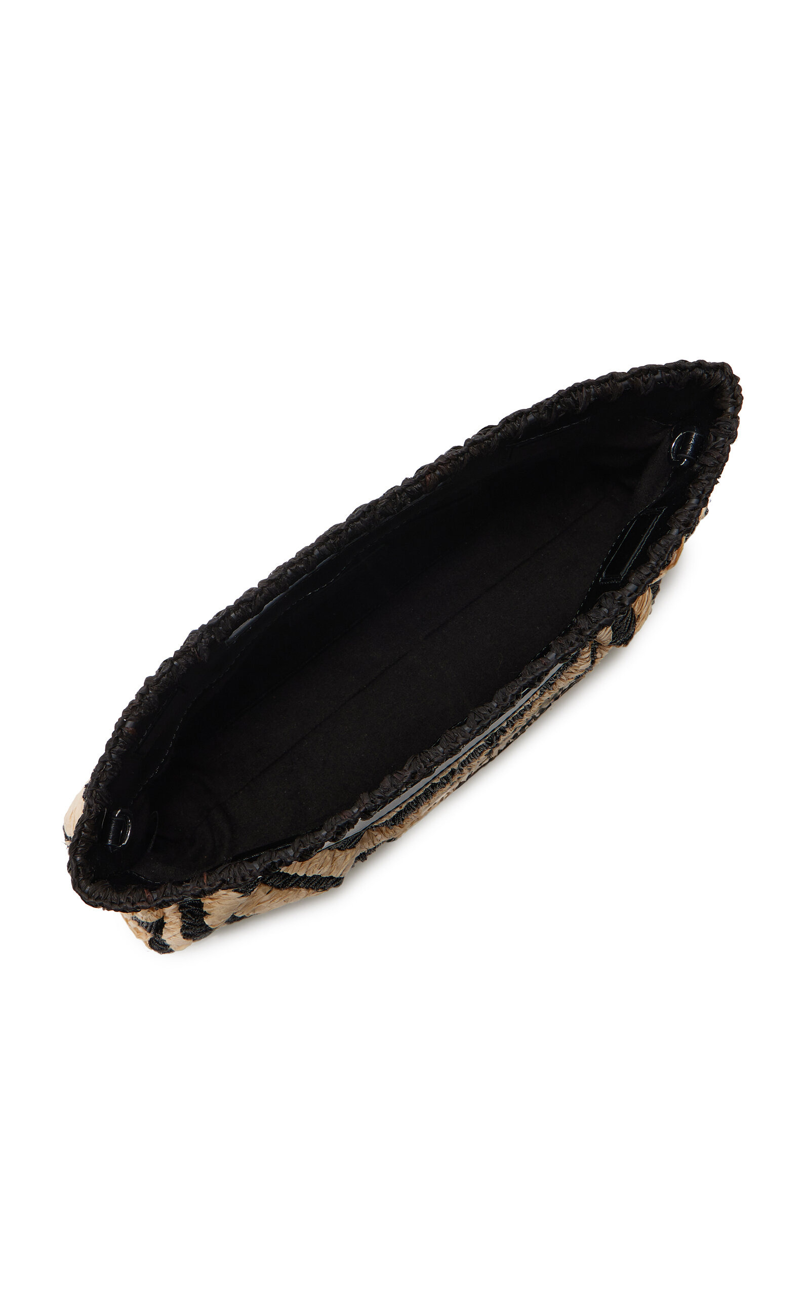 Lena Zebra Raffia Clutch black/white - 6