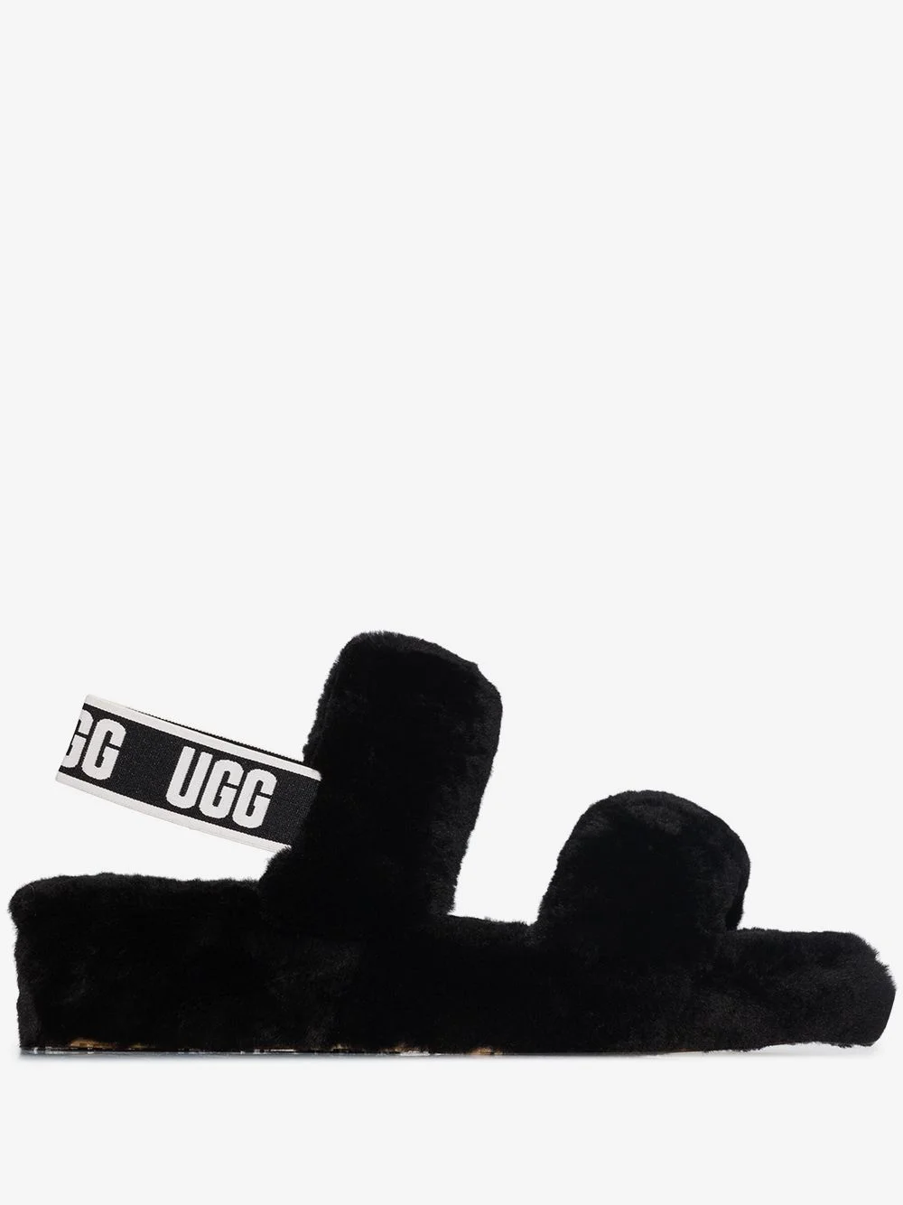 Oh Yeah shearling slides - 1
