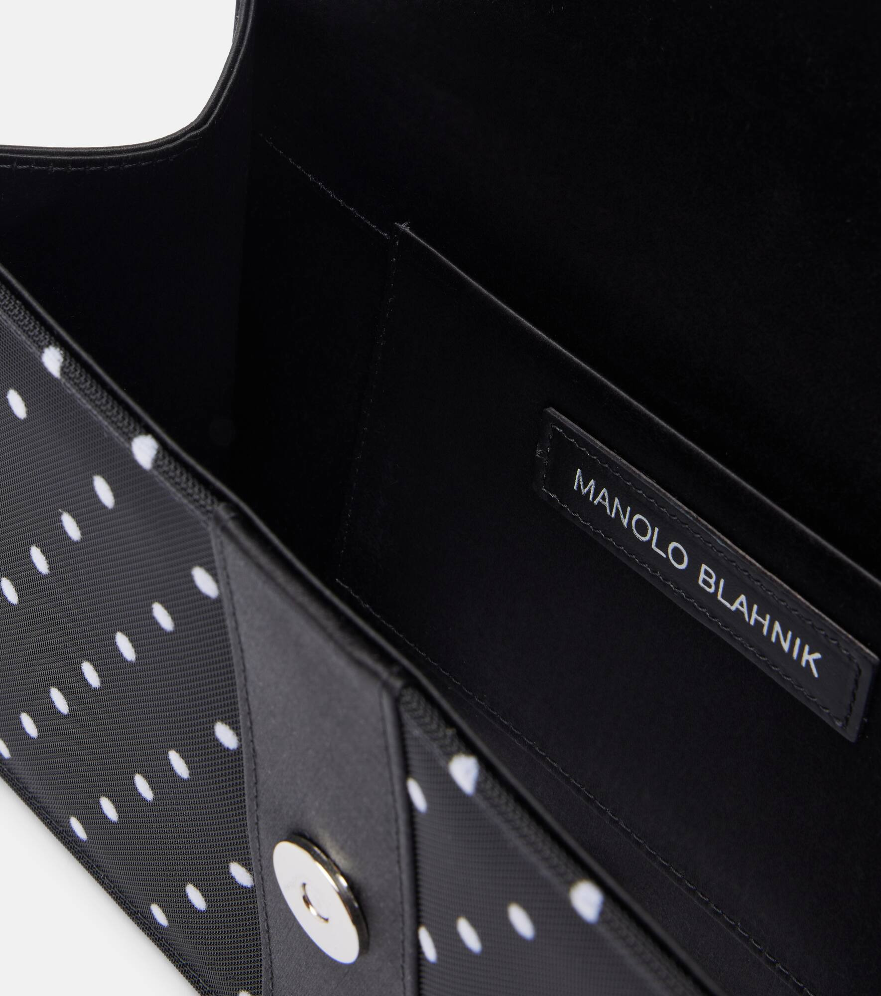 Capri embellished polka-dot satin clutch - 3