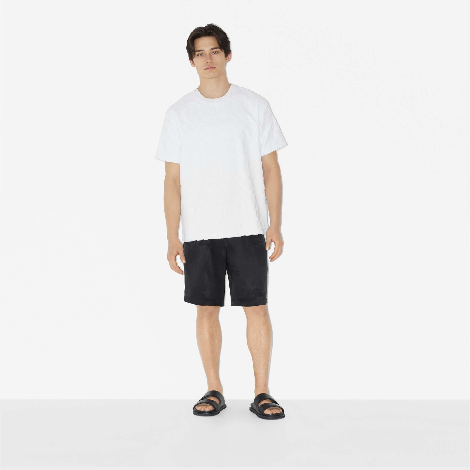 Check Cotton T-shirt - 2
