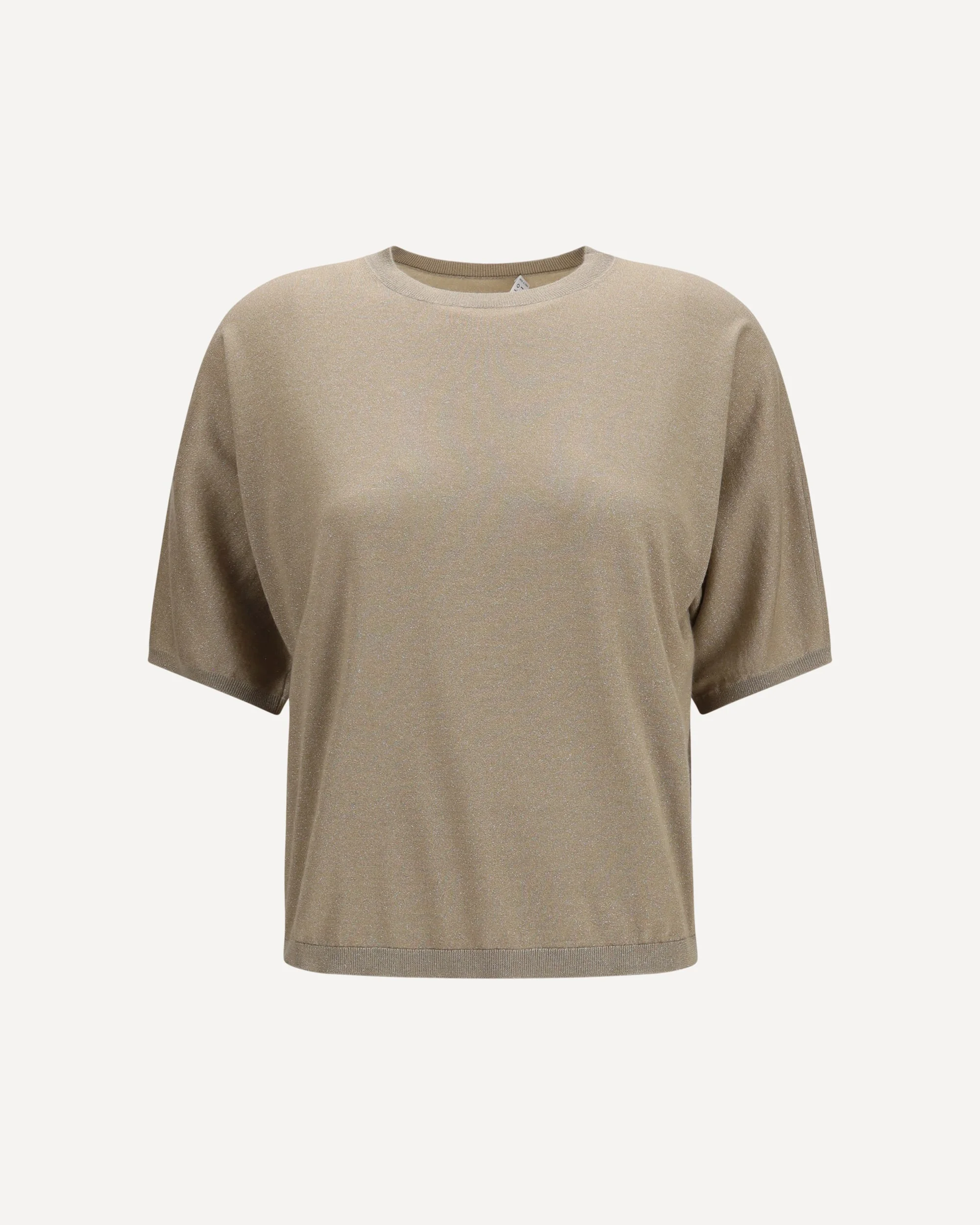 Short-sleeve cashmere and silk Sweater - 1