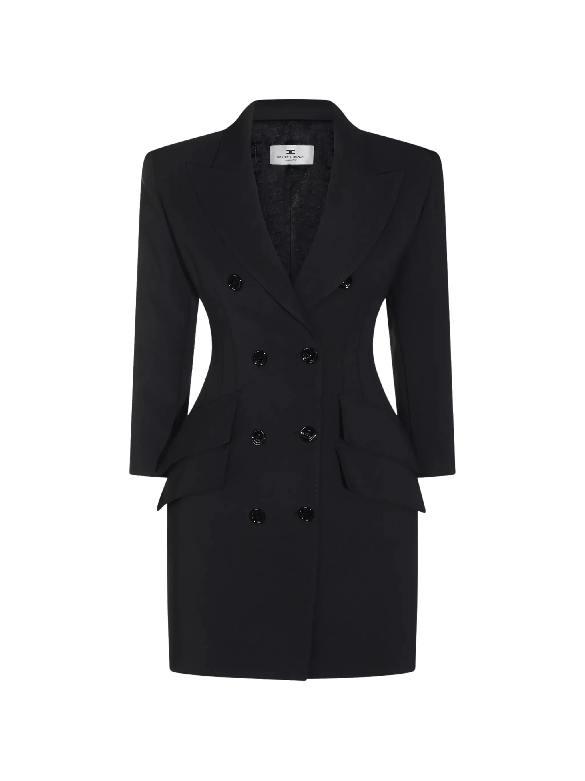 ELISABETTA FRANCHI Light Crêpe Fabric Coat Dress - 1