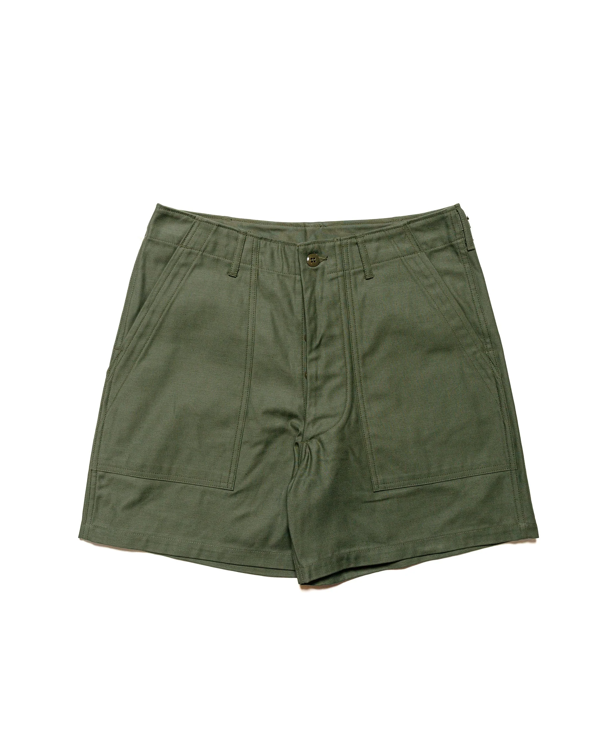 MP24004 Utility Shorts / Cotton Sateen Olive - 1