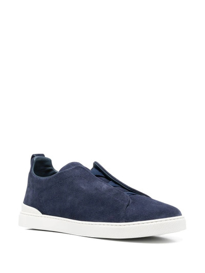 Z Zegna slip-on suede trainers outlook