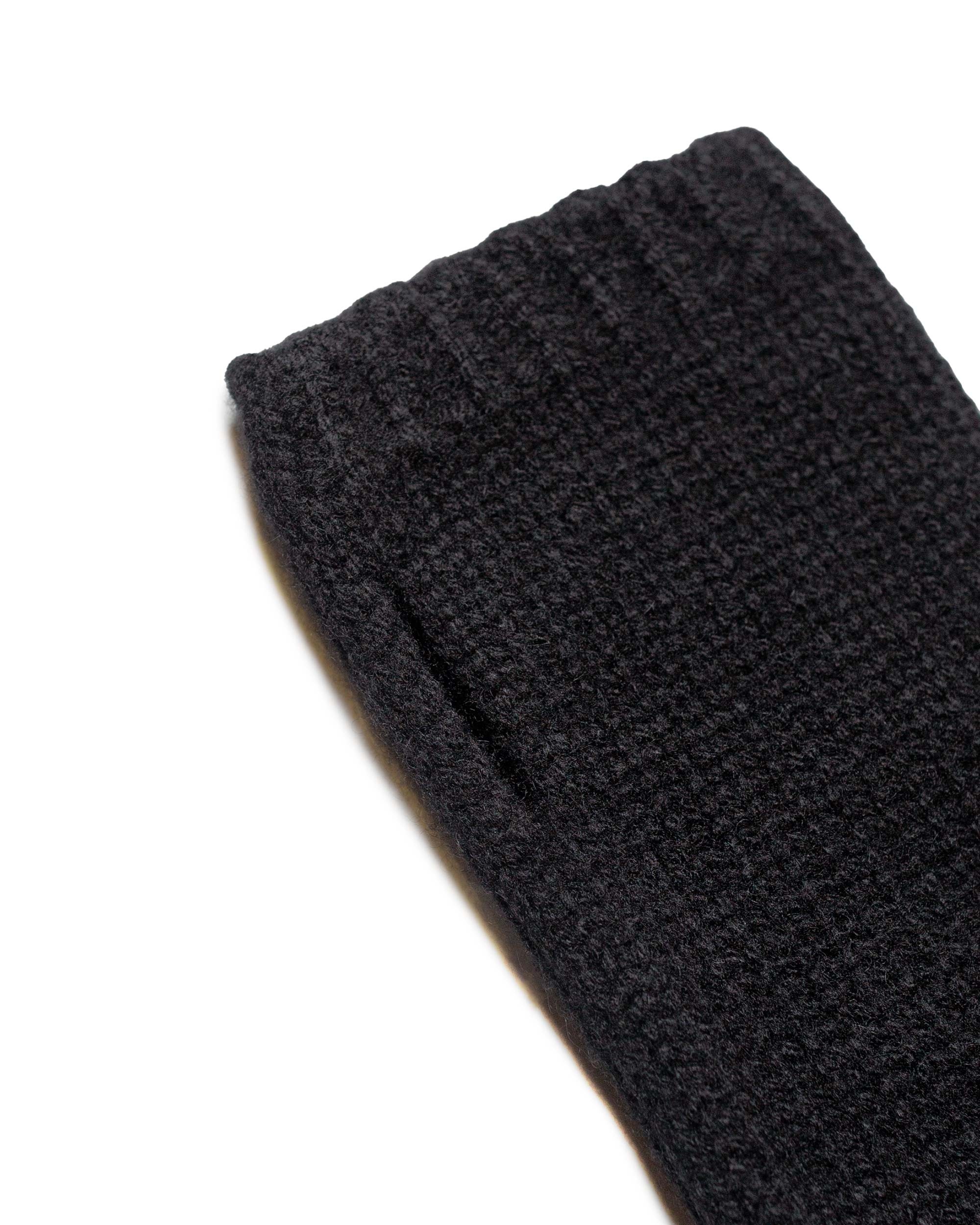 Chunky Wristwarmer Merino Cashmere Black - 2