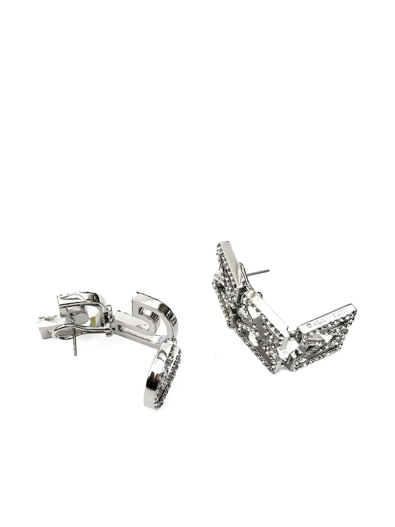 MJ crystal-embellished earrings 3