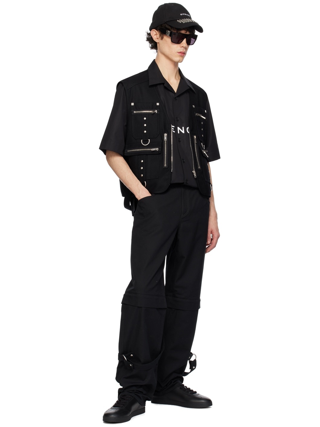 Black Two-In-One Trousers - 4