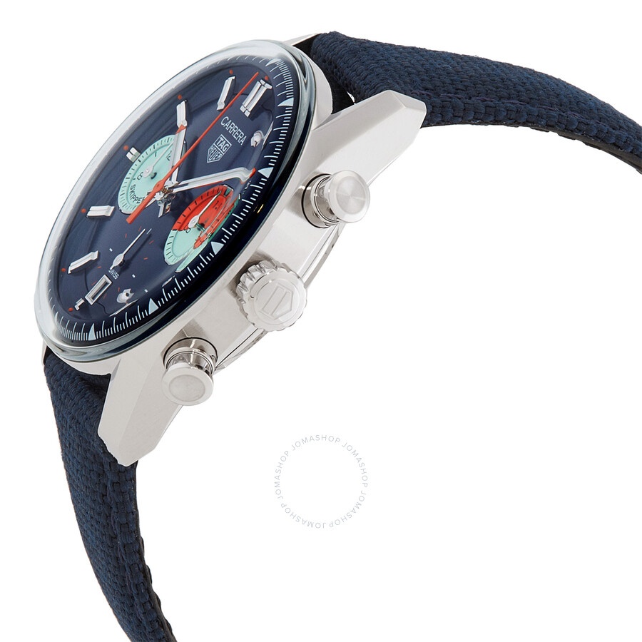 Tag Heuer Carrera Skipper 39mm Chronograph Automatic Blue Dial Men's Watch CBS2213.FN6002 - 2