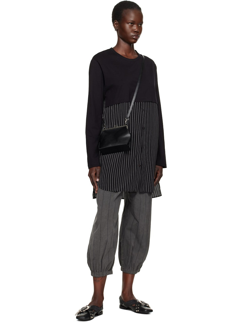 Y's Gray Ko-Elastic Hem Trousers outlook