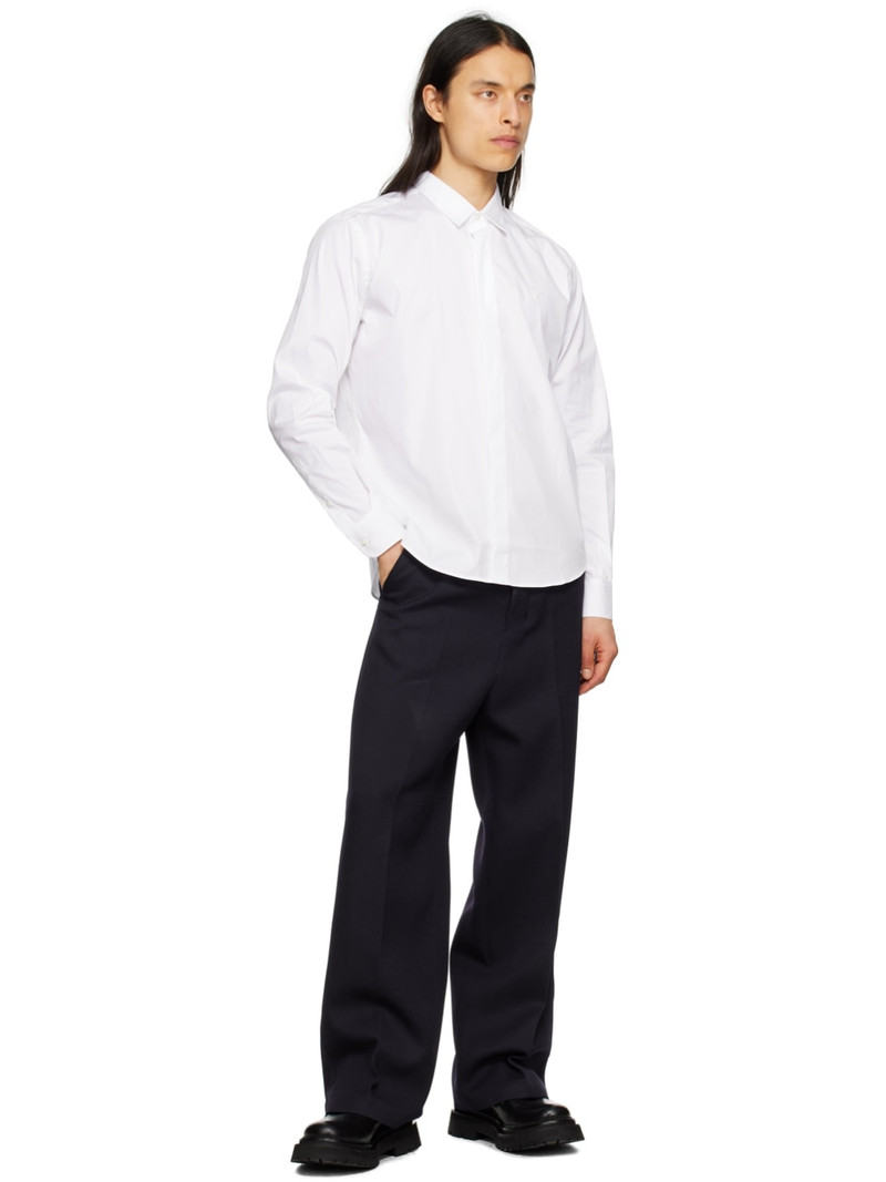 AMI Paris tailored-cut virgin wool trousers outlook