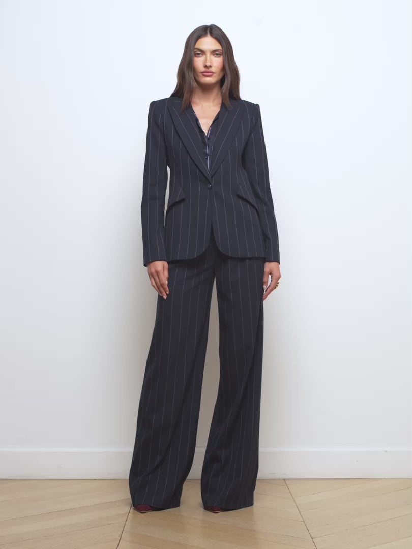 Chamberlain Pinstriped Blazer - 7