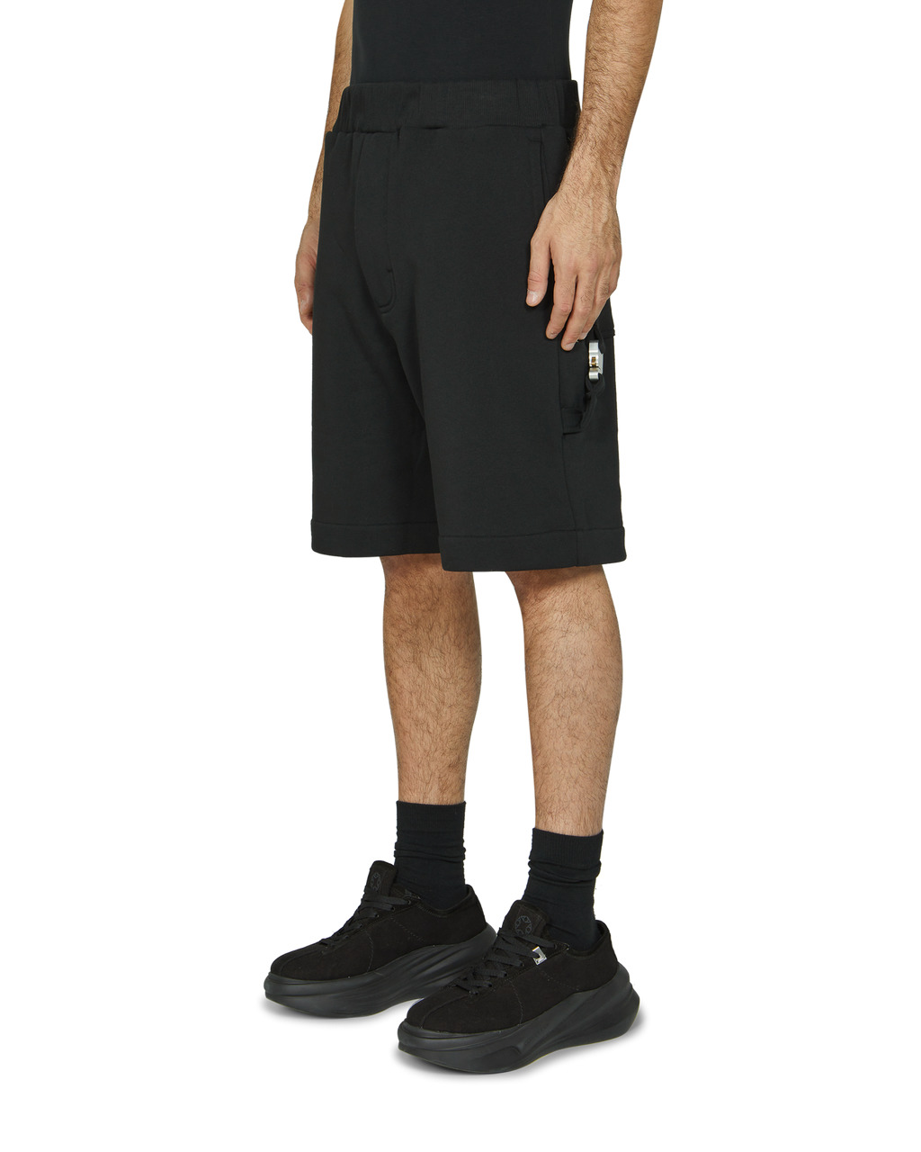 CARPENTER SWEATSHORTS WITH BUCKLE DETAIL - 3