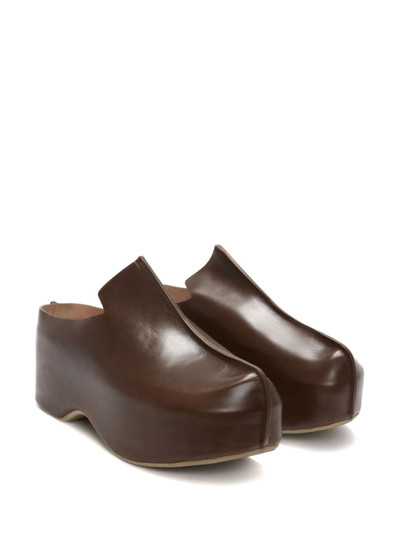 JW Anderson leather platform loafers outlook