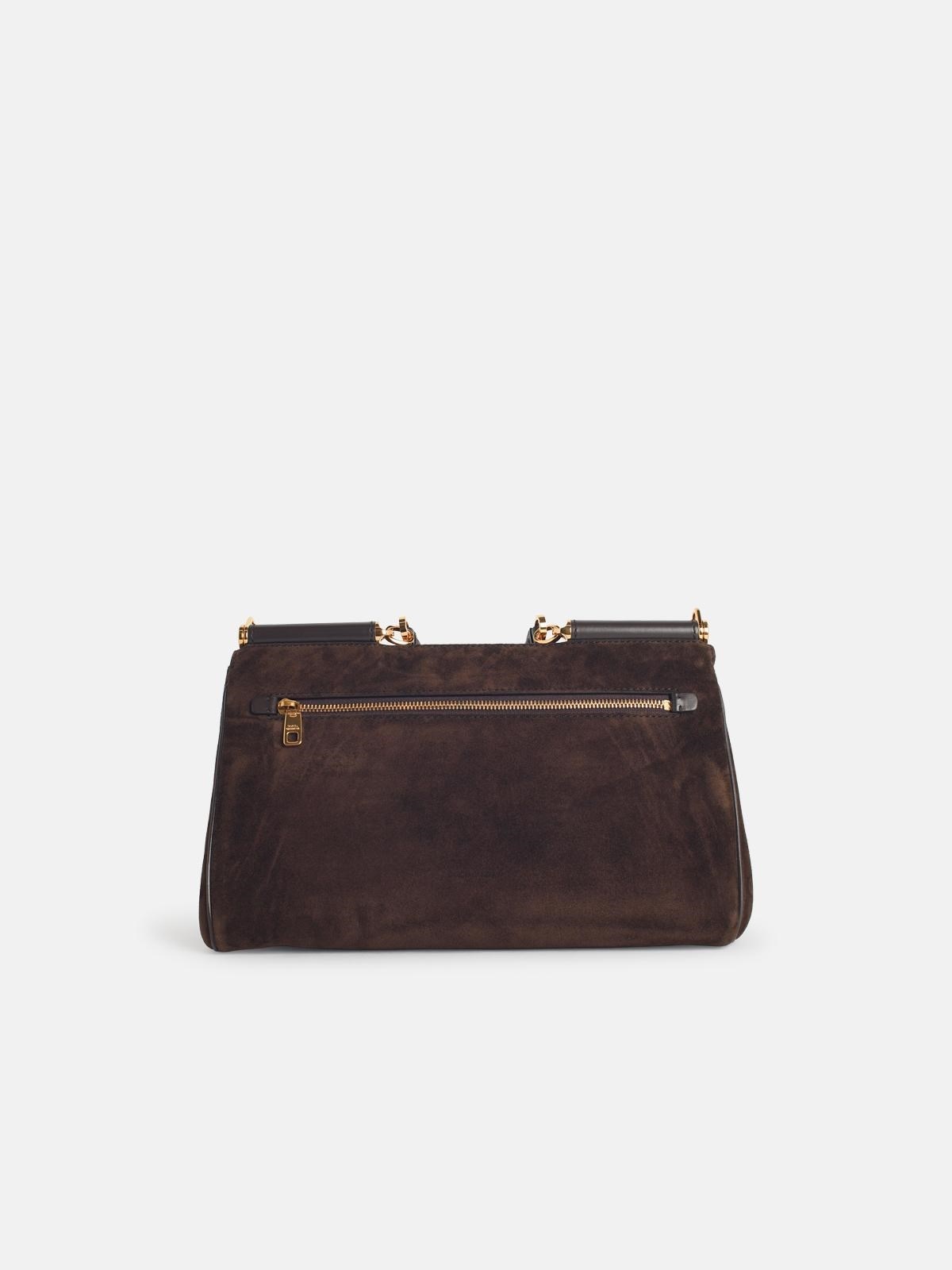 SICILY' EBONY LEATHER BAG - 3