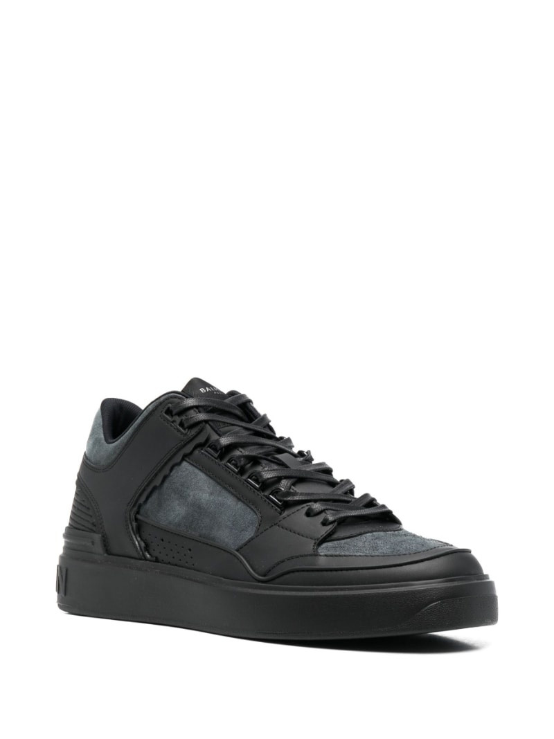 Balmain B-Court mid-top sneakers outlook