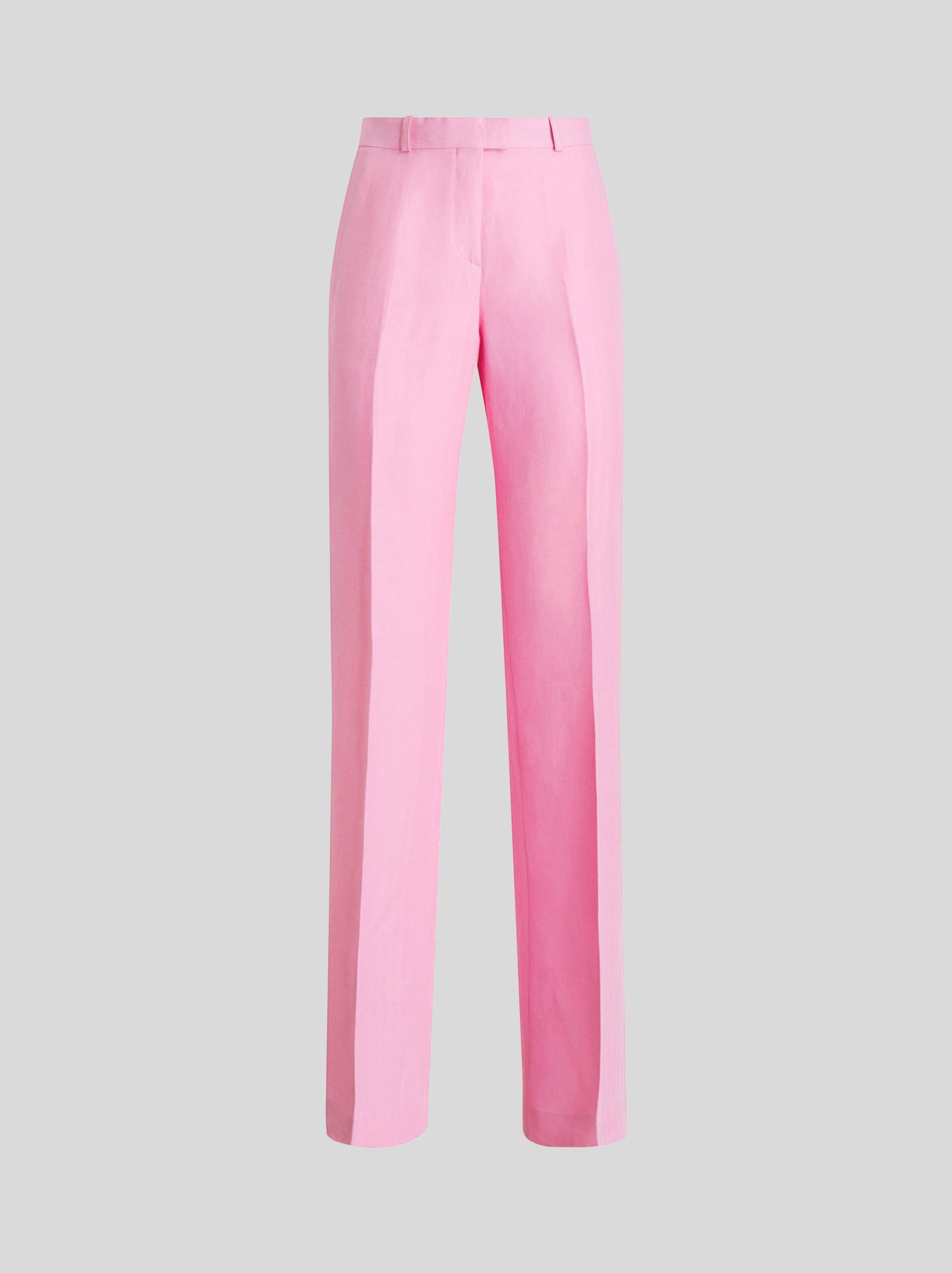 TAILORED LINEN AND SILK TROUSERS - 1
