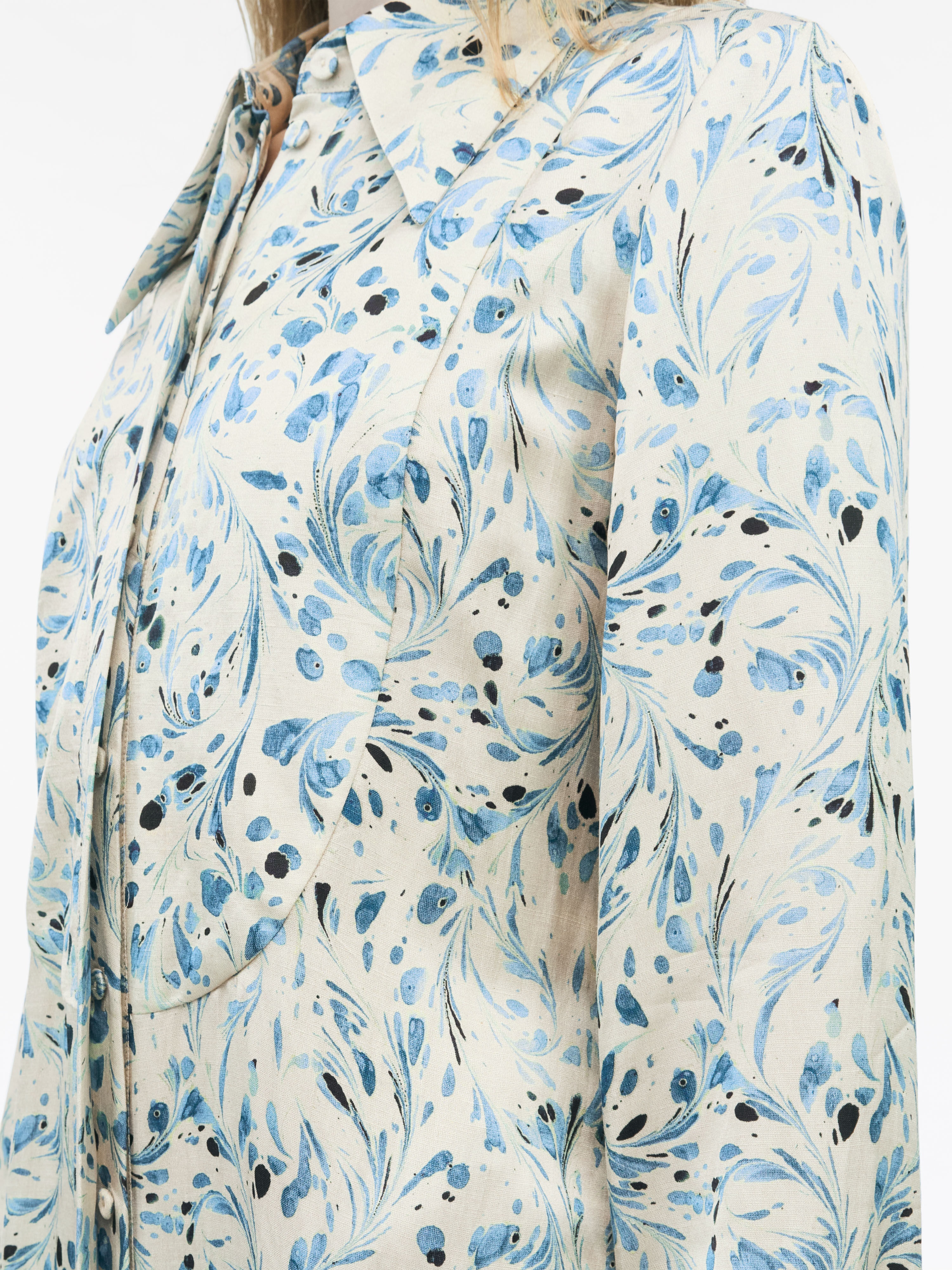 Leoner Printed Shirt Dress - 4