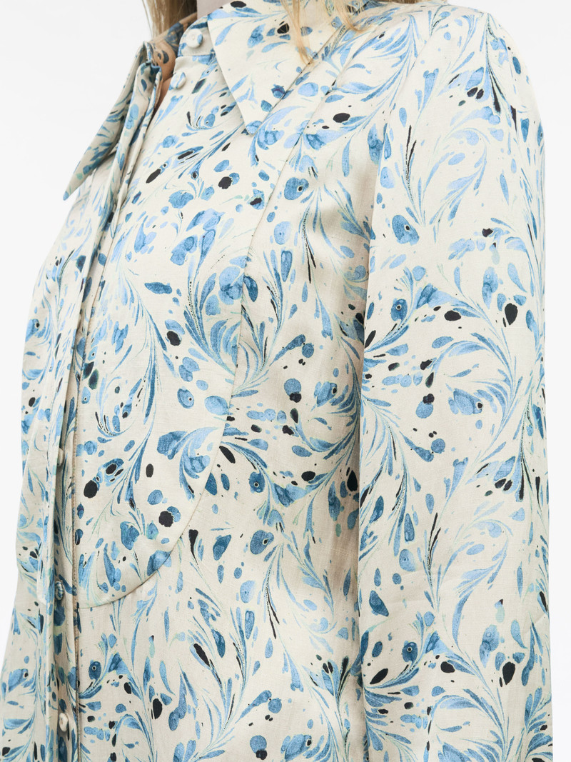 Leoner Printed Shirt Dress 4