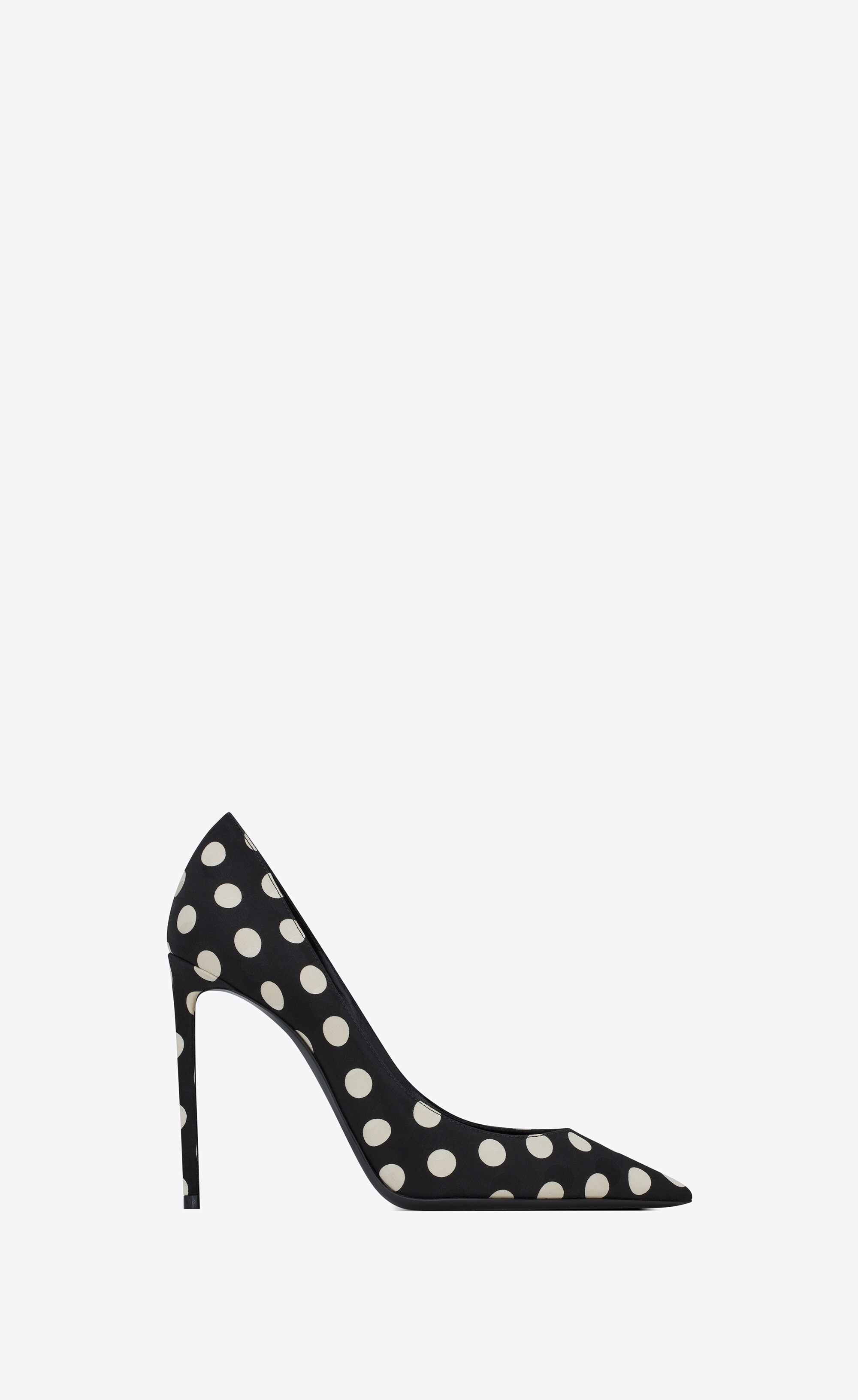SAINT LAURENT zoe pumps in silk | ysl | REVERSIBLE