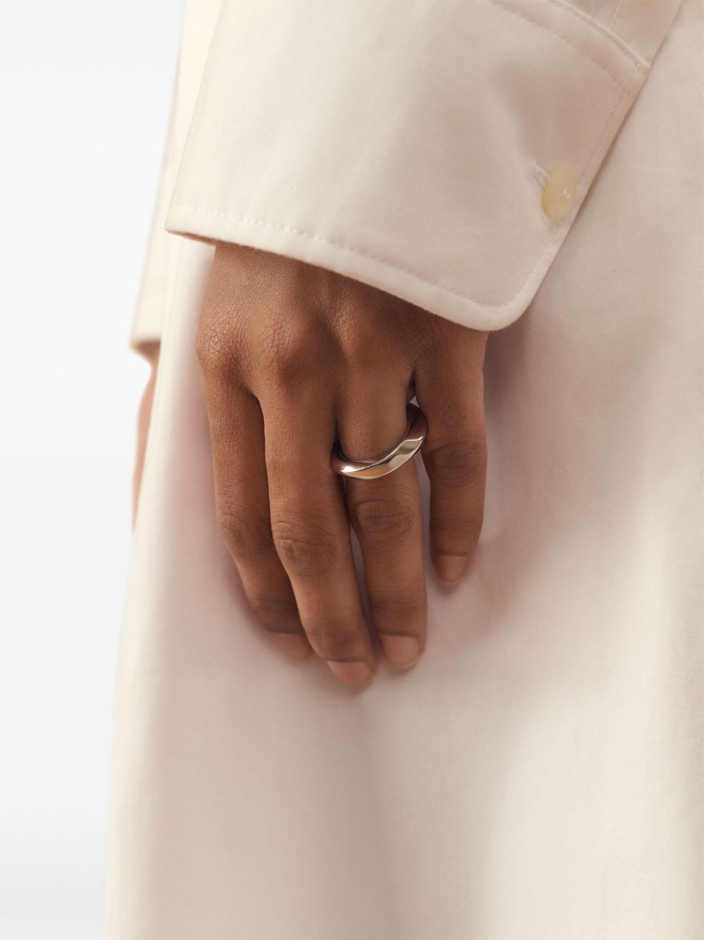 logo-engraved ring - 2
