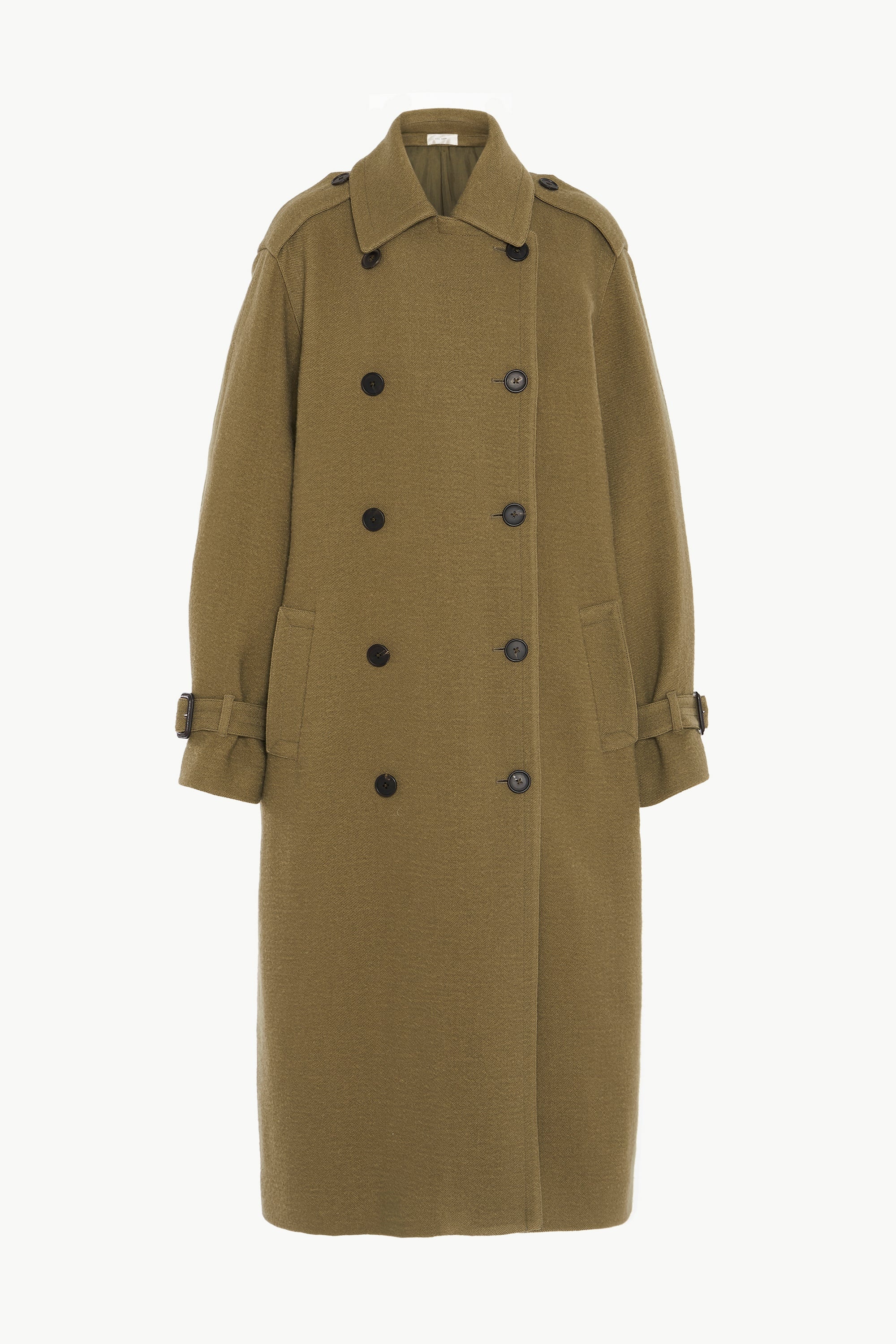 Beyza Coat in Virgin Wool and Linen - 2