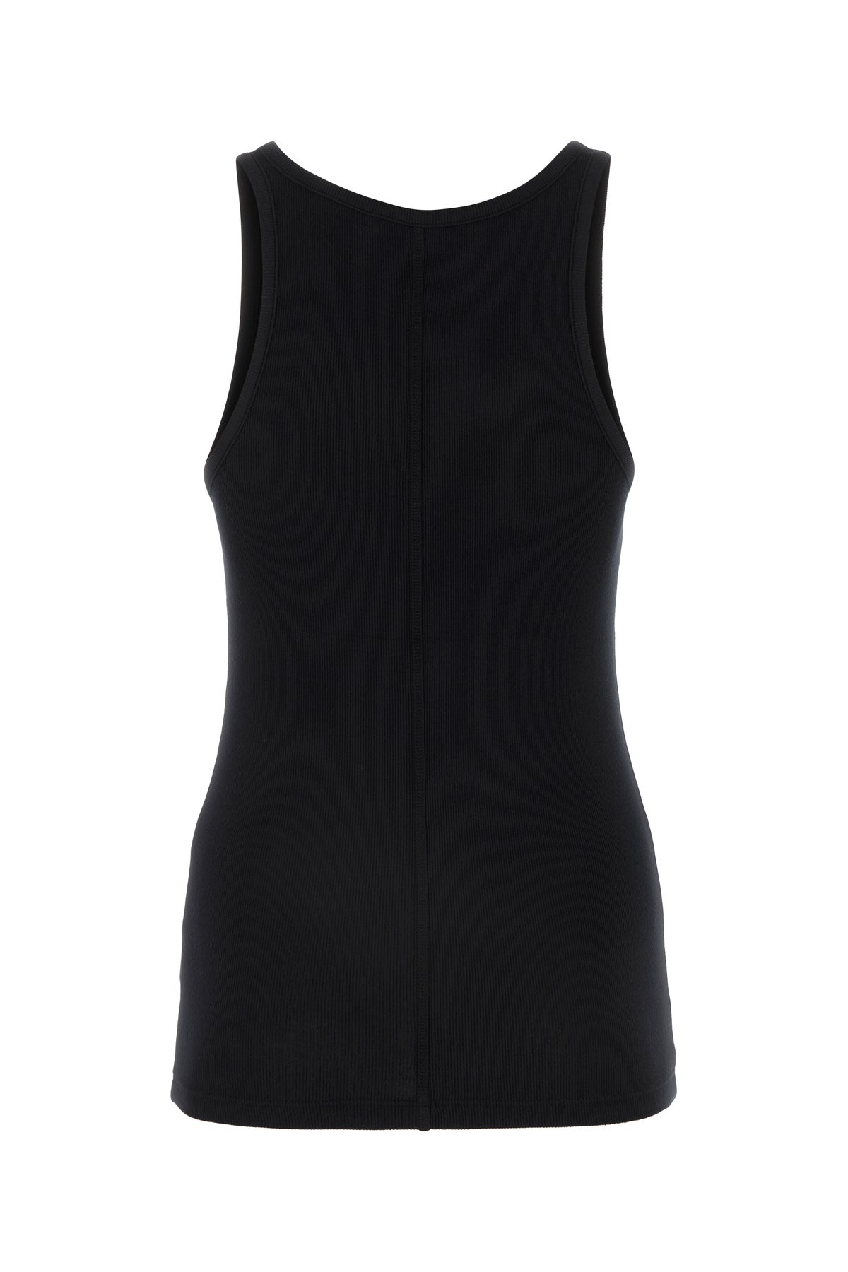 Black stretch modal blend Zane tank top - 2