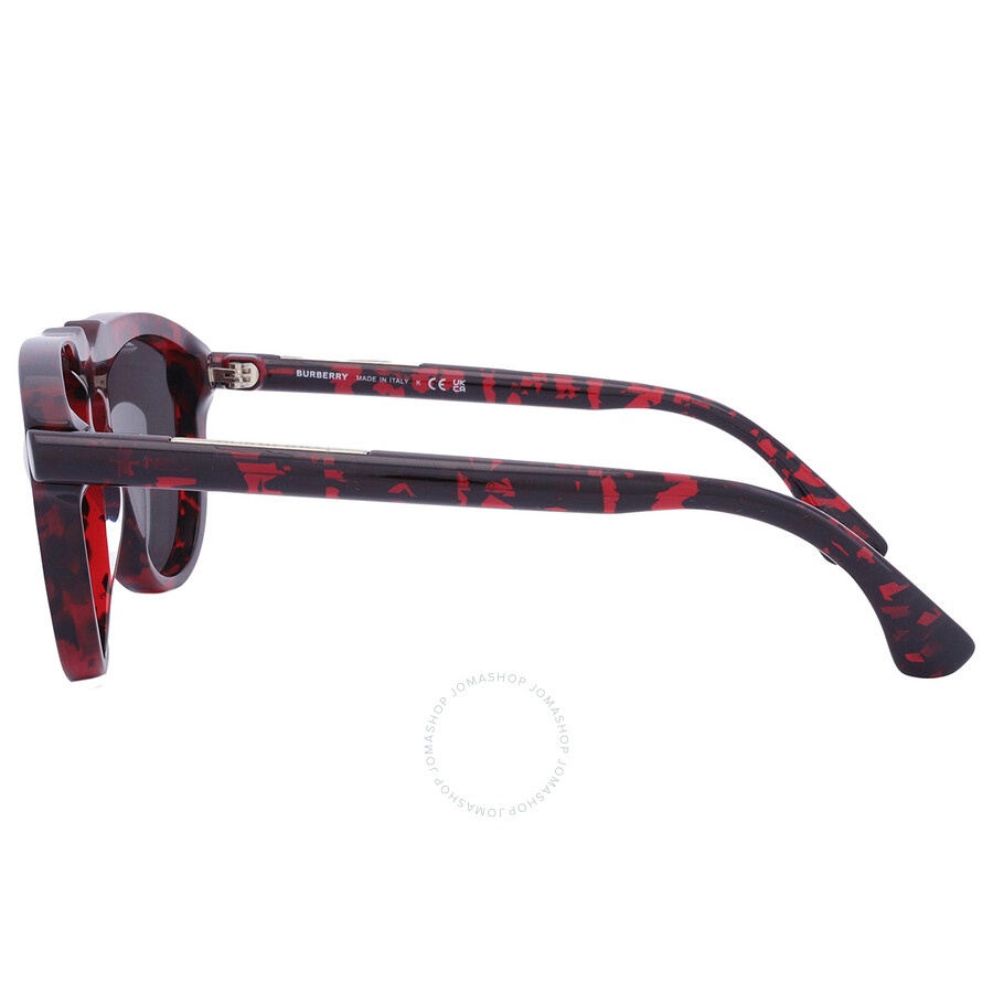 Burberry Grey Mirror Silver Pilot Men's Sunglasses BE4417U 41036G 58 - 4