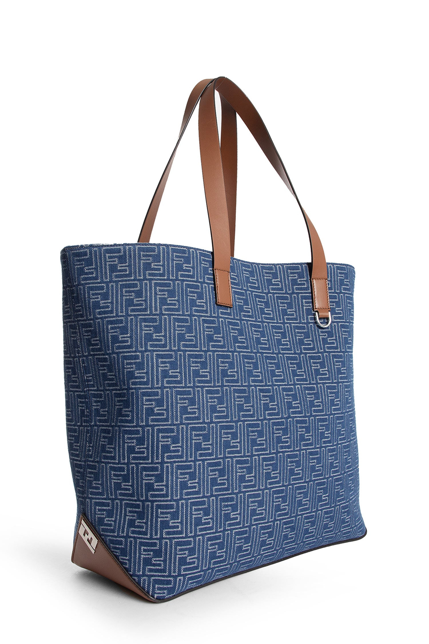 Ff-Denim-Effect-Shopping-Bag-Medium - 2