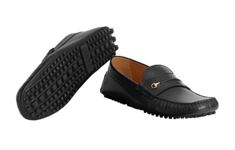 Gucci Interlocking G Driver Loafers 'Core Black' 752621-D3V00-1000 - 3