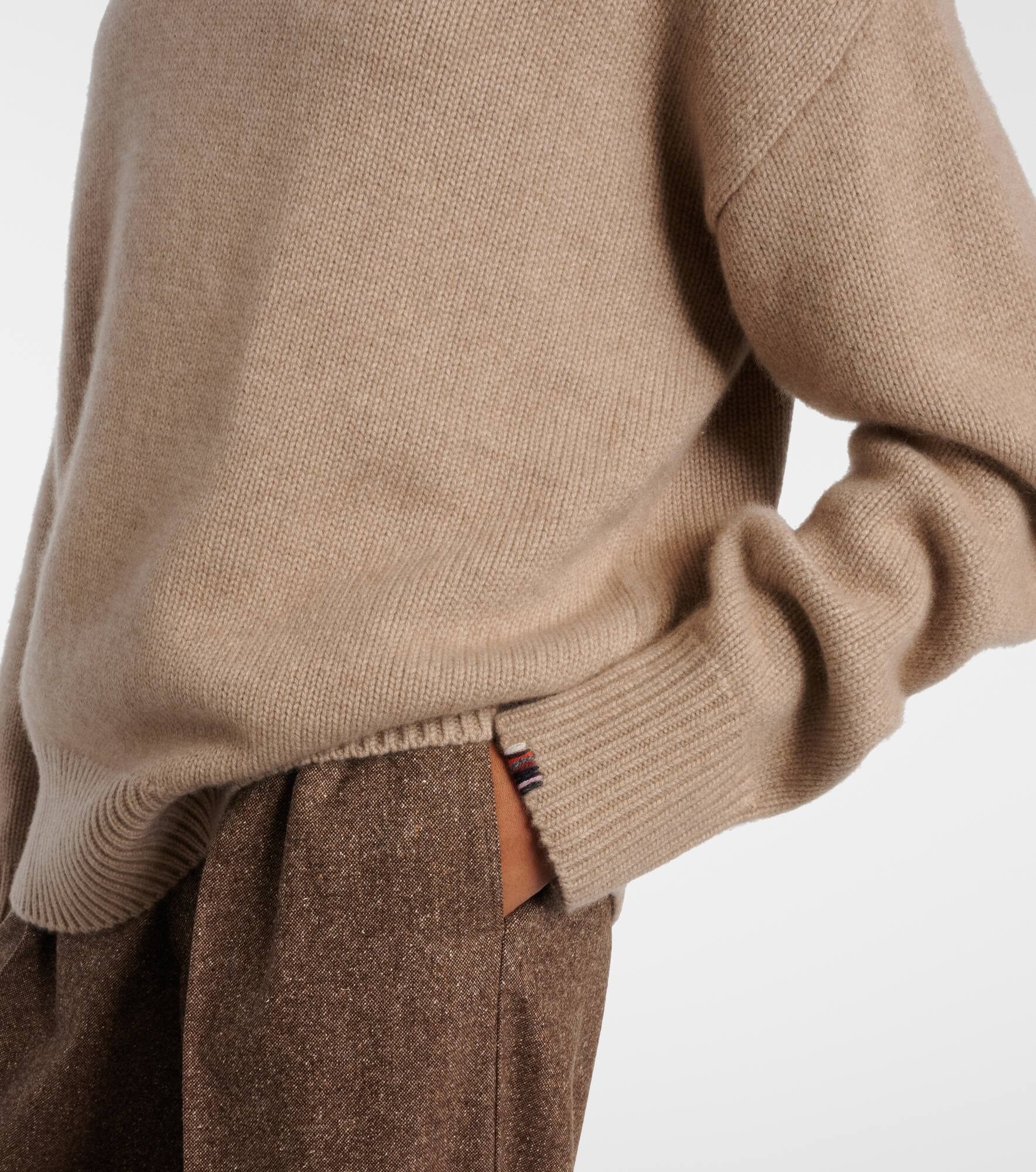 Oversize Xtra cashmere turtleneck sweater - 5