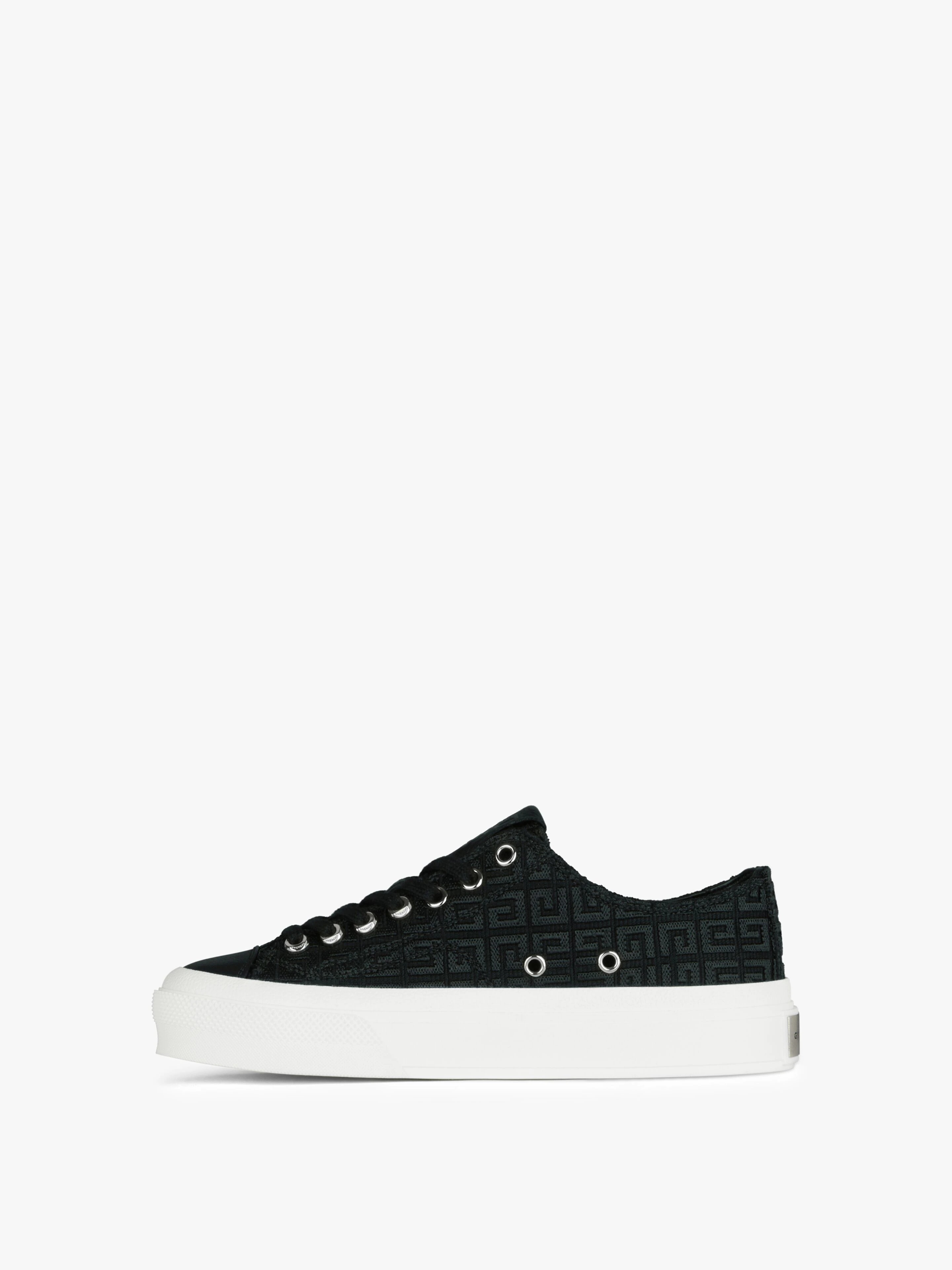 SNEAKERS CITY IN 4G EMBROIDERED CANVAS - 3