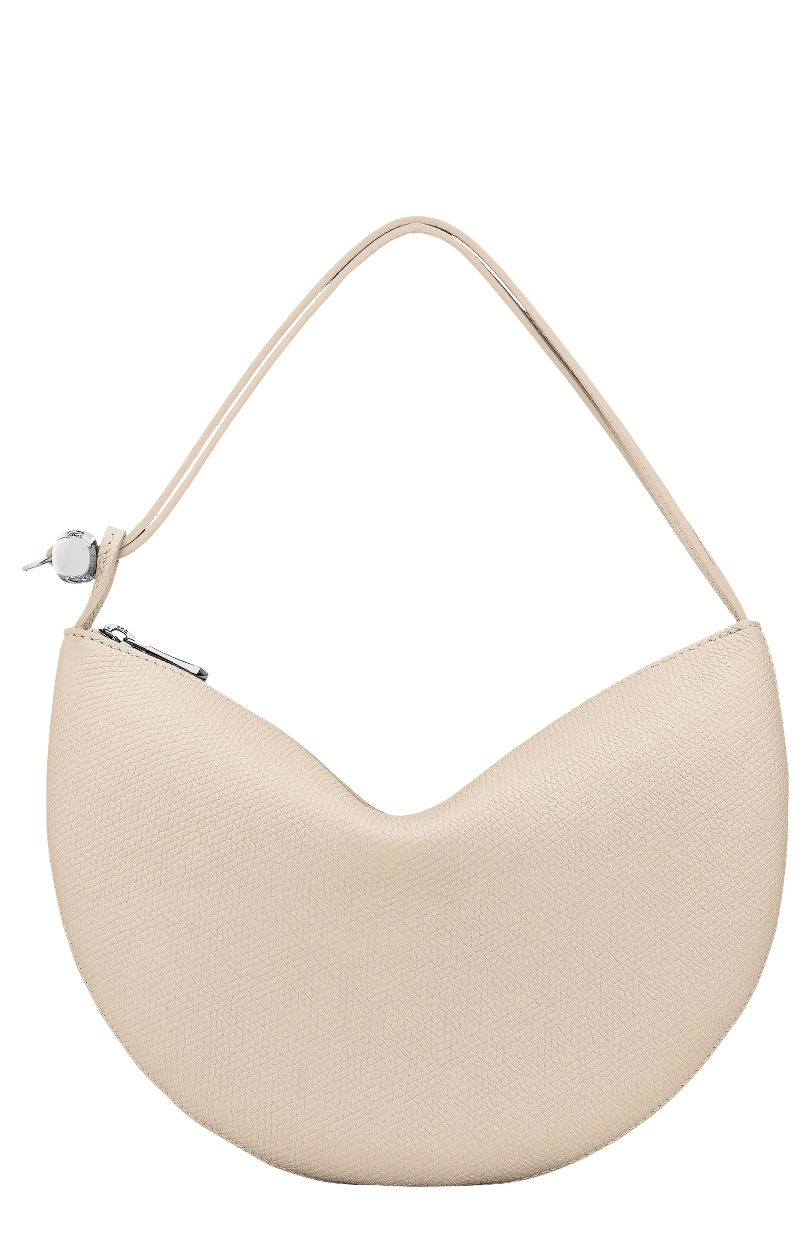Longchamp Le Roseau Leather Wristlet Clutch in Paper at Nordstrom - 1