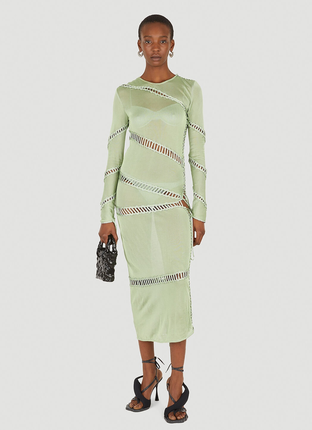 Puzzle Long Sleeve Dress - 2
