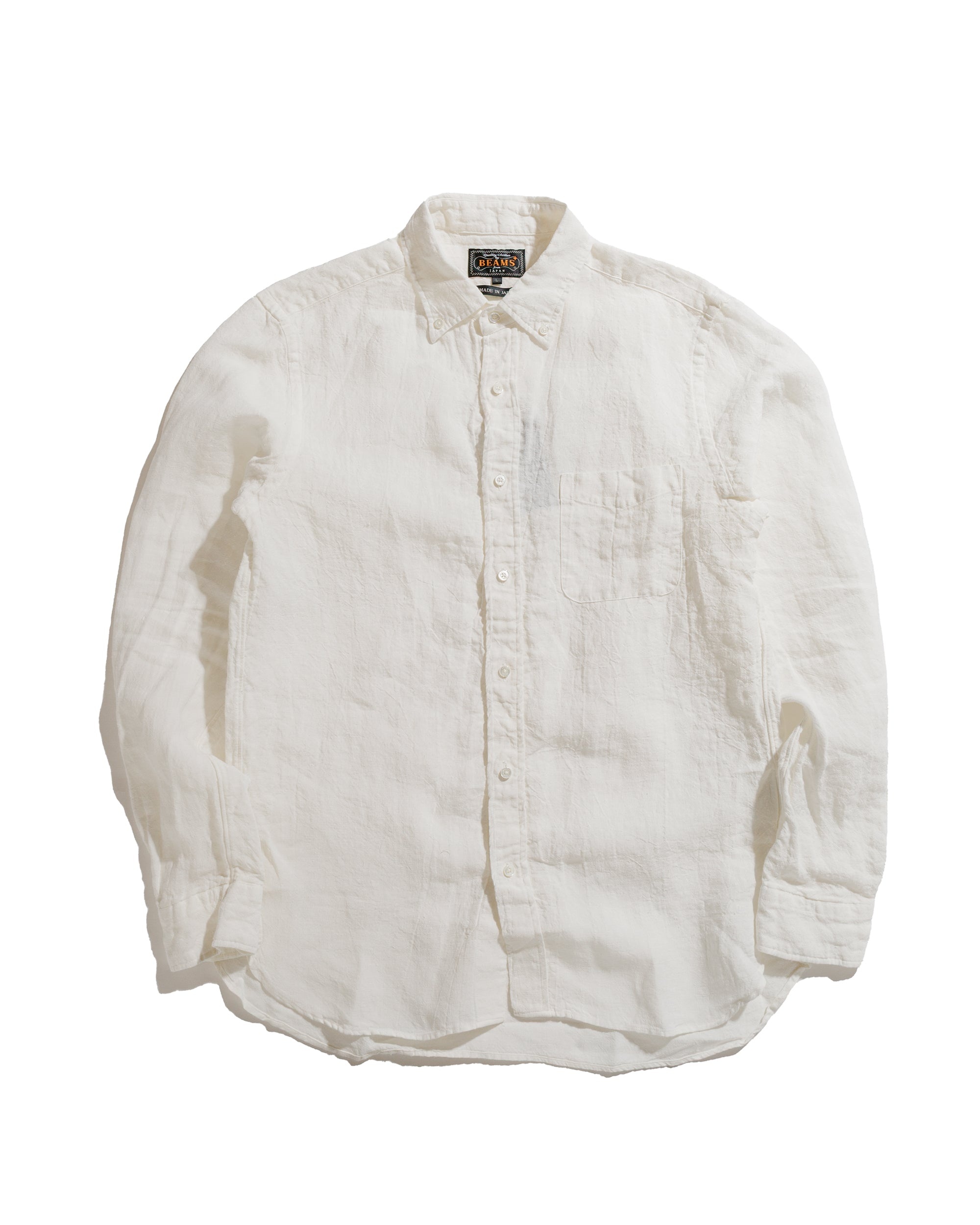 B.D. 1/40 Linen Chambray White - 1
