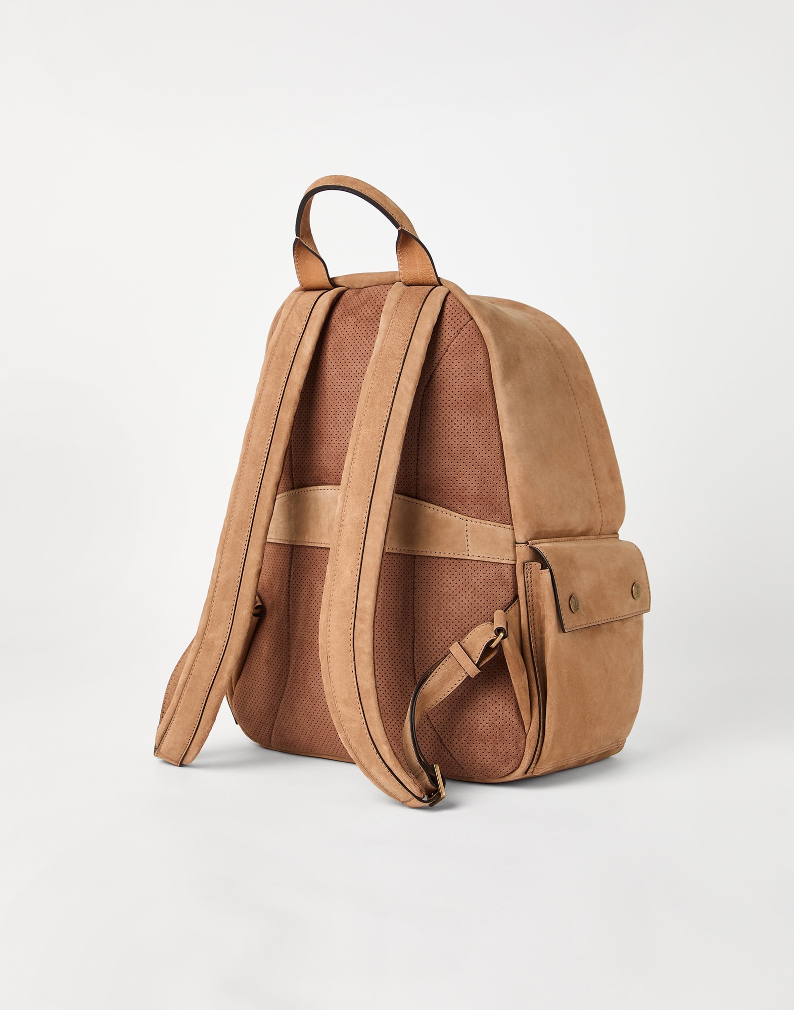 Reversed calfskin travel backpack - 2