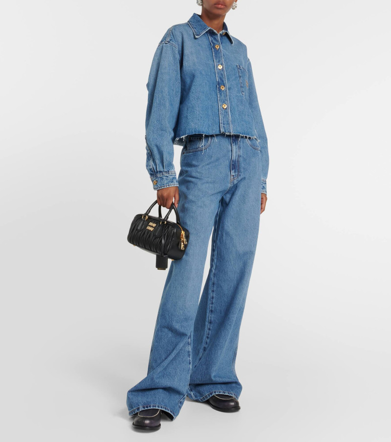 Miu Miu High-rise wide-leg jeans outlook