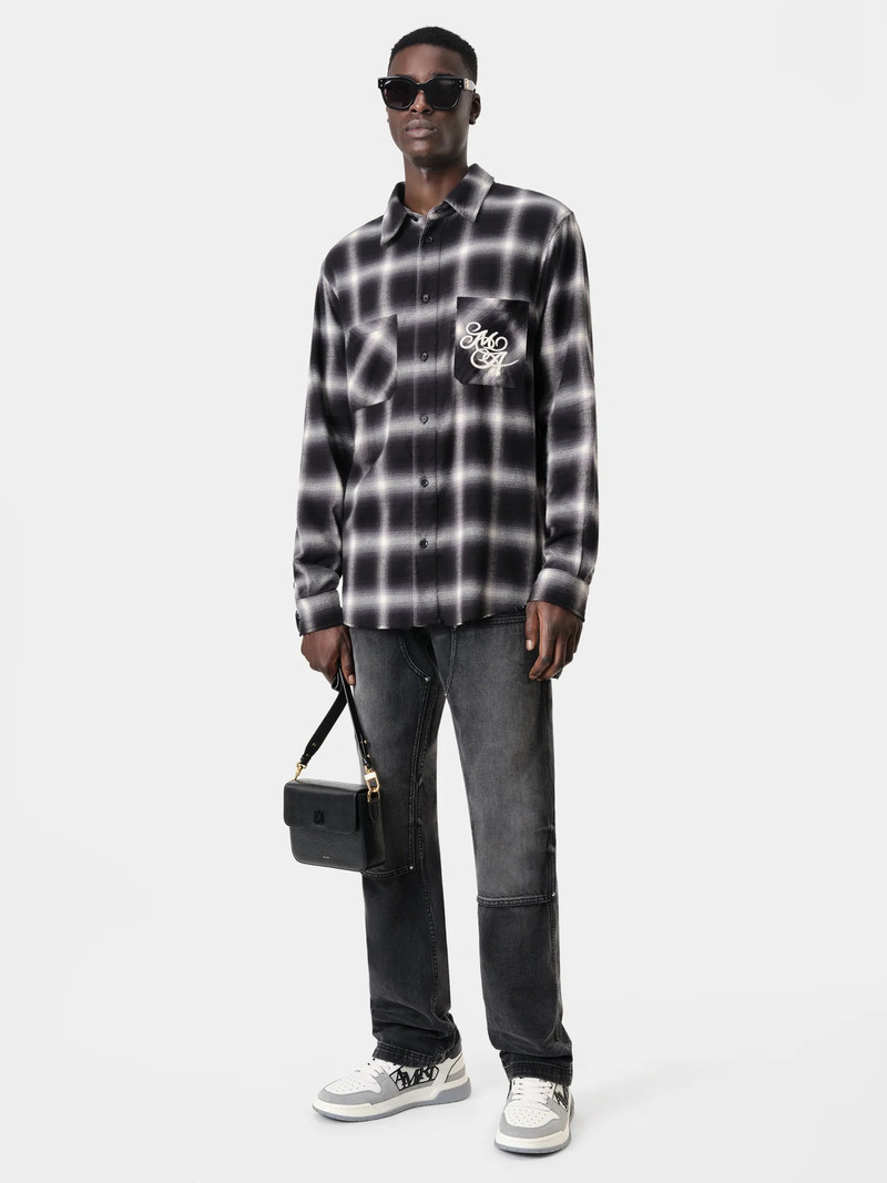 AMIRI AMIRI SWIRL FLANNEL SHIRT outlook