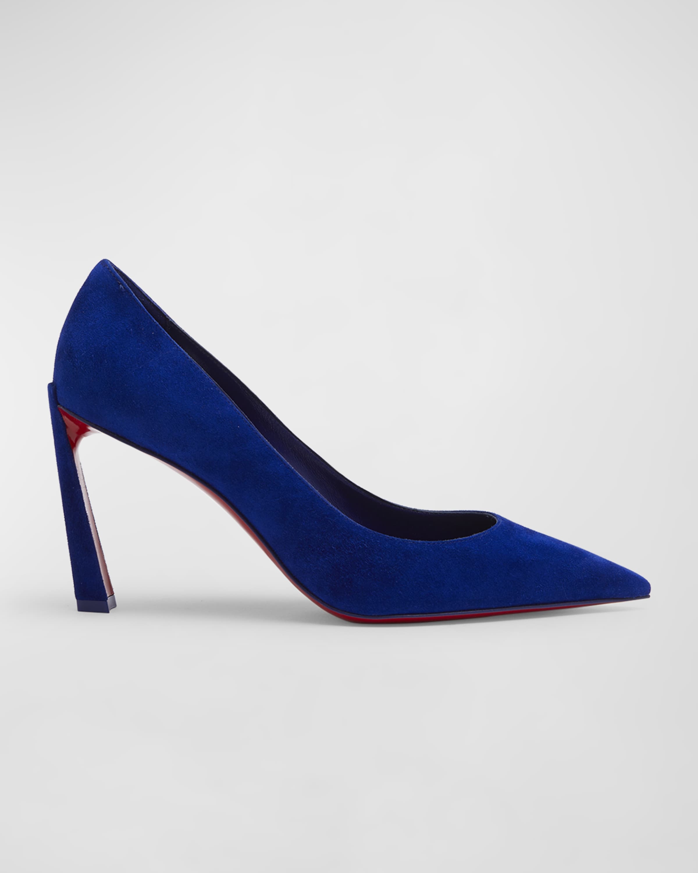 Condora Suede Red Sole Pumps - 1