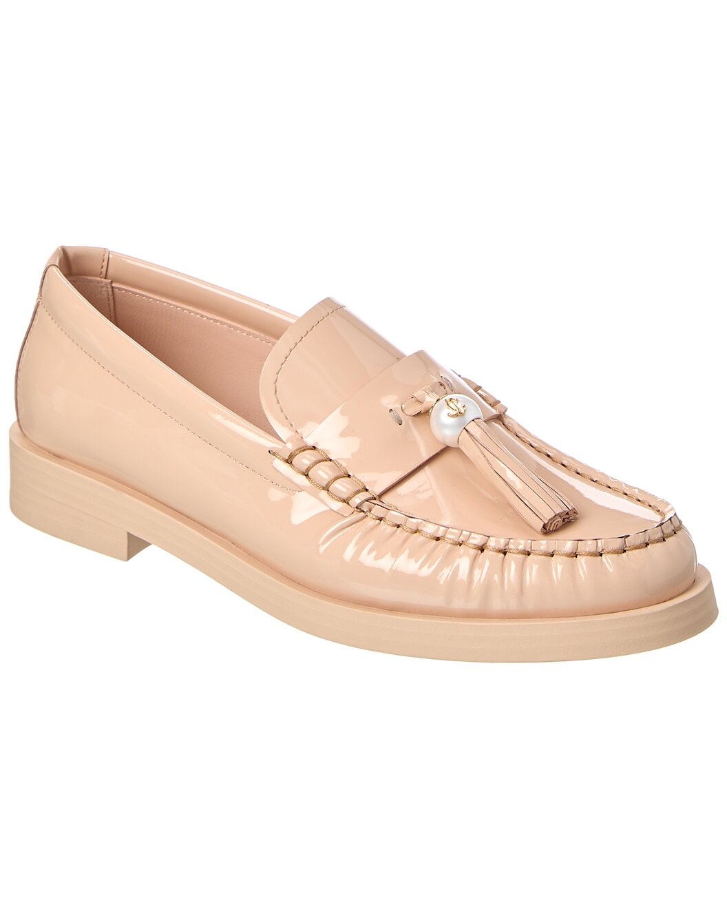 Jimmy Choo Addie Pearl Patent Loafer - 1