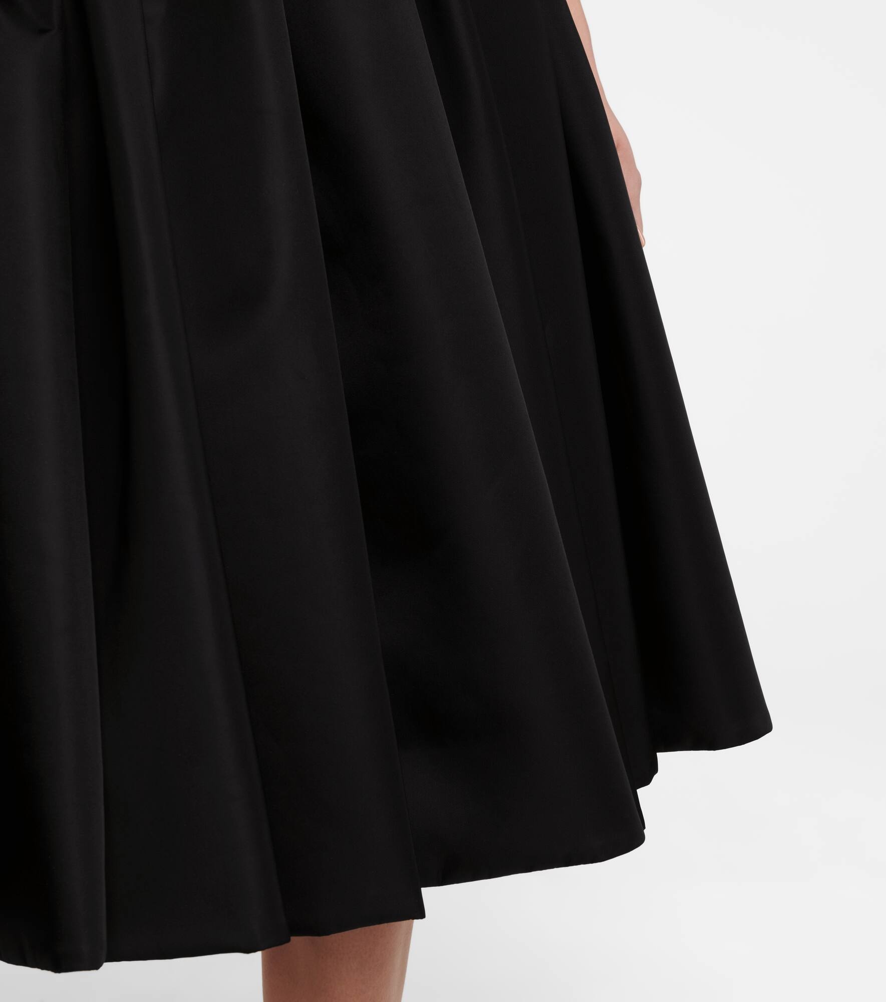 Re-Nylon gabardine midi dress - 5